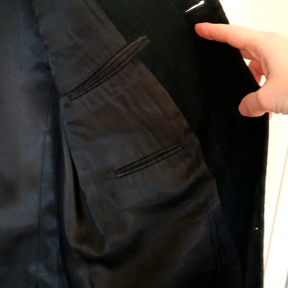 Burberry London Bond Street cashmere blend soft corduroy blazer